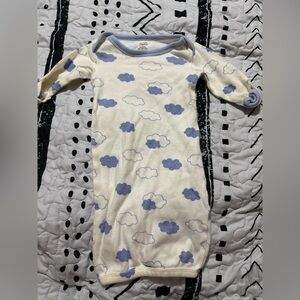 Premie Unisex Cloud Print Sleep Gown